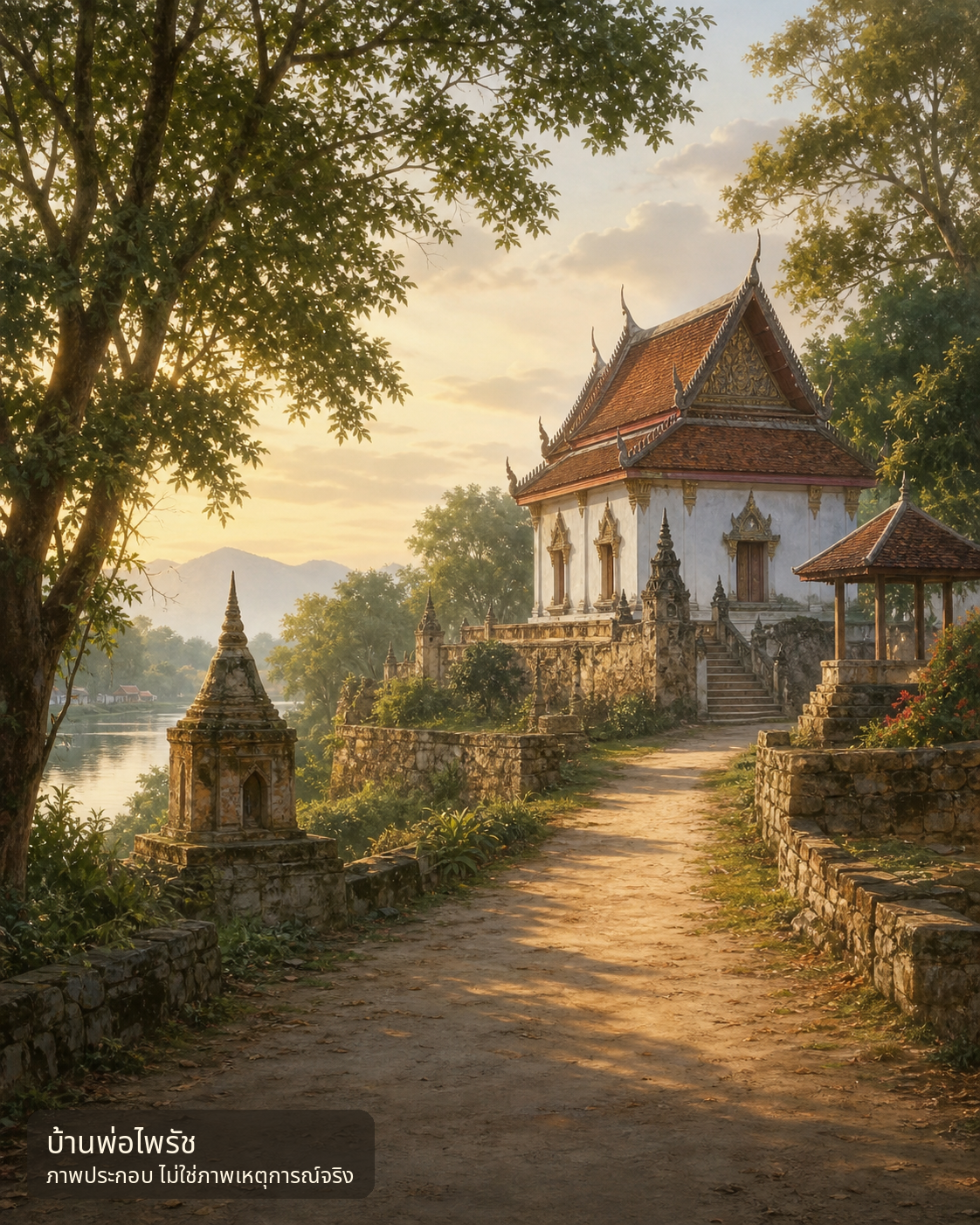 ภาพประกอบวัดพะโคะและความทรงจำท้องถิ่น